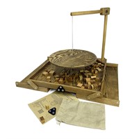 Деревянная игра из «Балансир» с открывающимися крышками Премиум М