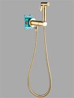 AGATA AL-877-09 бронза. Гигиенический душ с прогрессивным смесителем