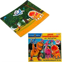 Настольная игра Умка Турбозавры. Дино приключения на магнитах 4680107906588