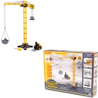 Конструктор Башенный кран Гигант с погрузчиком 588 элементов в коробке 09255 П-Е/3/