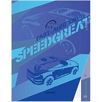 Тетрадь 80 л. 5 предметов 7БЦ, А5 Авто С0246-33 Апплика