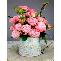 Набор для творчества Роспись по холсту 40х60 см Пионовидные розы Х-7922