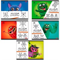 Альбом для рисования 16 л. А4 Буки и барабашки 16АЛСК4_1_3_9 000650 SVETOCH