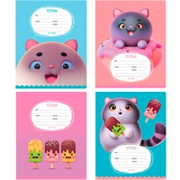 Тетрадь 12 л. линия BG Sweet cat 350617