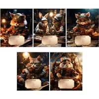 Тетрадь 12 л. клетка BG Стимпанк 364944