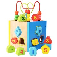 Деревянная логическая игрушка Куб 141-1818К