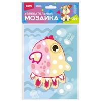 Набор для творчества Увлекательная мозаика (набор малый) "Рыбка" Км-007