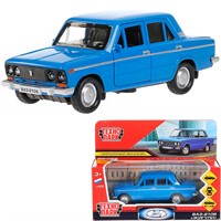 Модель 2106-12-BU ВАЗ-2106 Жигули синий Технопарк в коробке