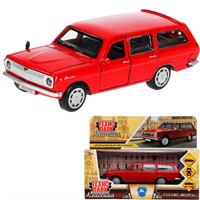 Модель 2402-12-RD ГАЗ-2402 Волга красная Технопарк в коробке