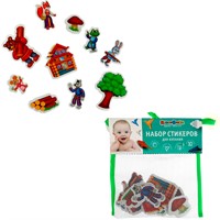 Набор стикеров ева Теремок 10 шт, сетка КАПИТОШКА STICK69335 /50/