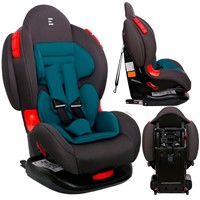 Автокресло Еду-Еду KS 525, гр. I/II, темно-серый, темно-бирюзовый KRES3802