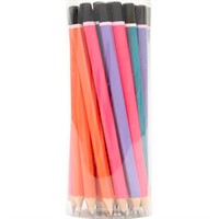 Карандаш ч/гр  деревянный,гексагональный, микс КЧ-3167