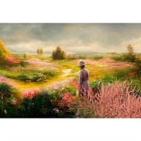 Набор для творчества Роспись по холсту 30*40см Поле перед грозой Х-4189