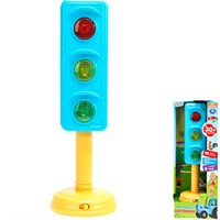 Игрушка на батарейках Обучающий СВЕТОФОР 30 песен, стихов и звуков СИНИЙ ТРАКТОР HT1033-R2-WOD