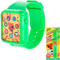 Игрушка на батарейках Часы 20+ песен, звуков и фраз Ми-ми-мишки Умка HT1379-R2
