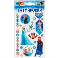 Набор для творчества Тату Снежная принцесса 1 лист МУЛЬТИ АРТ TATTOO-122174