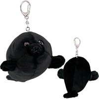 Брелок Морской котик черный 15 см с метал. кольцом OT9012/15