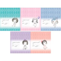 Тетрадь 12 л. линия Скрепка S Девчули 018498