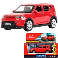 Модель SOUL-12-RD KIA soul длина 12 см, двери, багаж., инерц, красный Технопарк в кор.