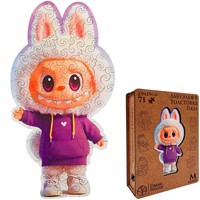 Деревянный Пазл фигурный ЛабУэльф в толстовке LB-005