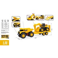 Машина на батарейках WY1106A-3 Спецтехника свет, звук в кор.