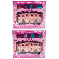 Дом CB686-9B Замок с аксесс. в кор.