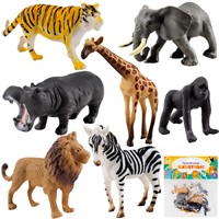 Набор животных Levatoys MK2207-13A Сафари в пак.