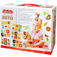 Деревянное Лото Baby Toys "Тактильное" 04813