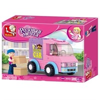 Конструктор Розовая мечта 38-0520 Доставка еды 102 дет. в коробке