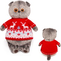 Басик в свитере с оленями Ks22-089