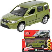 Модель YETI-GN Skoda YETI зеленый Технопарк  в коробке
