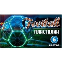 Пластилин 6 цв. Футбол 77377