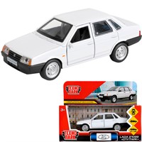 Модель 21099-12-WH ВАЗ-21099 Спутник белый Технопарк в коробке