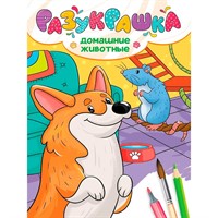 Разукрашка 978-5-378-35527-3 Домашние животные