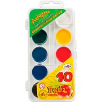 Акварель 10 цв. Пчелка б/к 212038 /ГАММА/