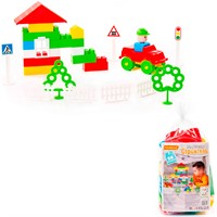 Конструктор Строитель 68эл. в пак. 36094 П-Е/15/