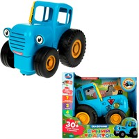 Каталка-сказочник СИНИЙ ТРАКТОР 5е колесо HT1321-R-B01