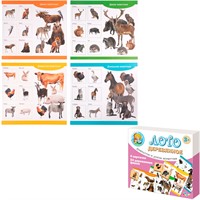 Лото Домашние и дикие животные дер. 02667