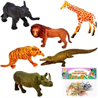 Набор животных Levatoys YS2A006 Сафари в пак.