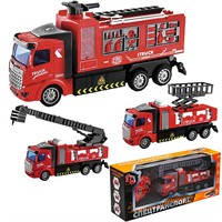 Спецтехника на радиоуправлении Young Racer 005YSHT Пожарная машина в кор.