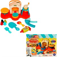 Набор для творчества Тесто для лепки и формочками веселый пекарь, 33 см МУЛЬТИ АРТ PDSET-MAPECHPIZZA