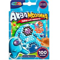Набор ДТ Аквамозаика космонавты 100 бусин МУЛЬТИ АРТ AB-100HA