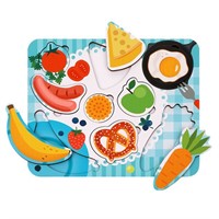 Деревянный Вкладыш Готовим завтрак 9 вкладышей 962517