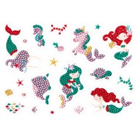 Набор для творчества Кристальная мозаика "ФРЕЯ" наклейки Подводное царство 19.5 х 14 см ALVN-130