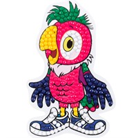 Набор для творчества Кристальная мозаика "ФРЕЯ" магнит Попугай Кеша 6 х 10 см CMF-ALVM-095