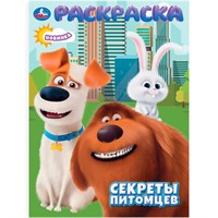 Раскраска 9785506106593 Секреты питомцев