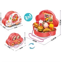 Набор продуктов 628-34 Фастфуд в чемодане