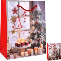 Пакет новгодний Елка 18*23*10 см 141V-1004