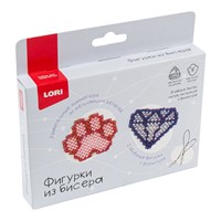 Набор для творчества Фигурки из бисера. Брелоки Алмаз, лапка Бис-106 Lori