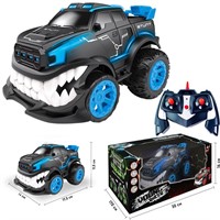 Машина на радиоуправлении Young Racer YS336-85J Зубастик синий в кор.